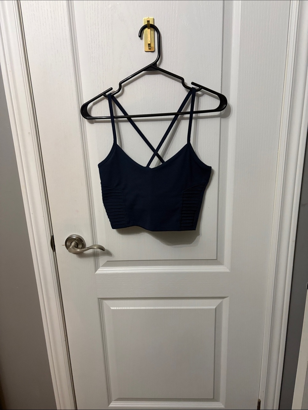 Threads for thought Navy Strappy Crop Bralette Top - Women Intimates